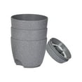 thumbnail image 4 of Paquete de 3 Macetas de autorriego Zulema Gris 65 pulgadas, 4 of 8