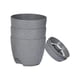 thumbnail image 4 of 3 macetas autorriego que absorben agua para viveros. Gris y 65 pulgadas, 4 of 9