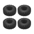 thumbnail image 2 of RC Rubber Tires,  Grip Strong Cushioning Sturdy Durable RC Tires  For 1/24 RC Car, 2 of 8