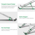 thumbnail image 4 of CHOK Support pour Ordinateur Portable Réglable en Aluminium avec Aimant Support Pliable Portable pour Bureau Compatible avec A, 4 of 10