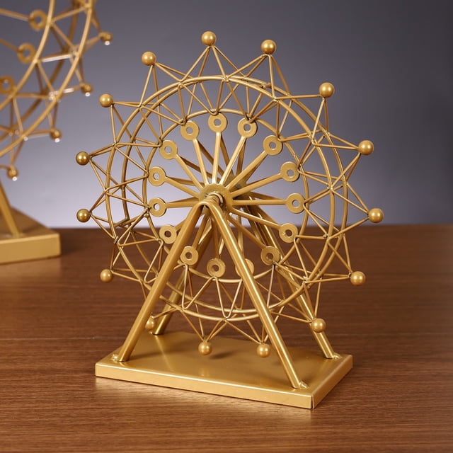 uhnmki Grande Roue Maison Ferme Rotative Lumineuse pour Salon Knickknacks Maison