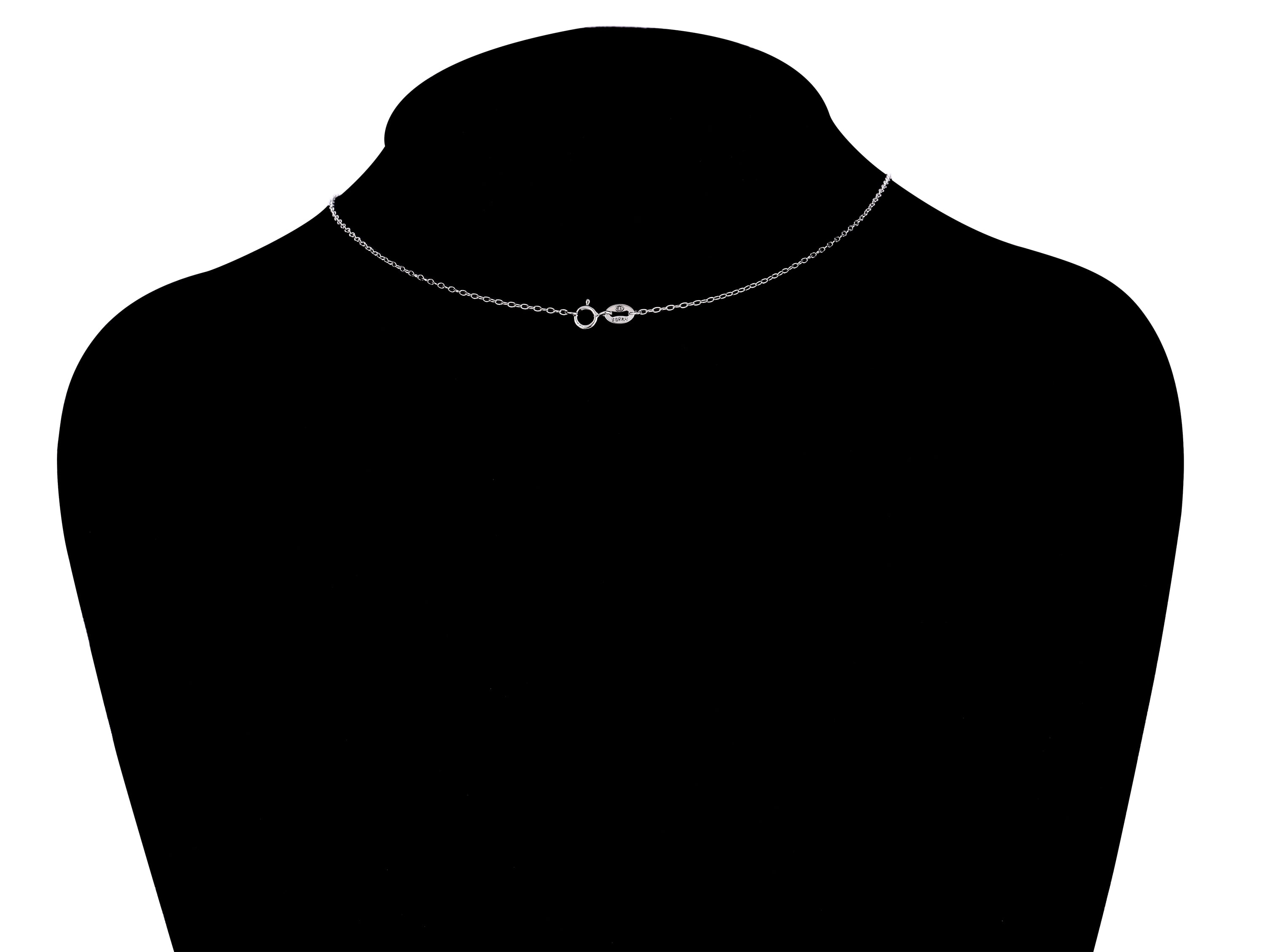 Brilliance Fine Jewelry Adult Sterling Silver Simulated Diamond Cross Necklace