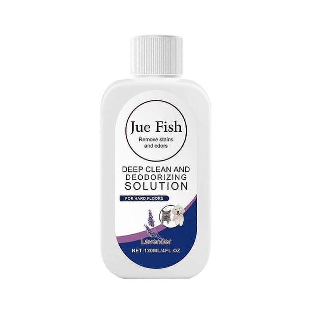 Jue Fish Lavender Remove stains and odors DEEP CLEAN AND DEODORIZING SOLUTION FOR HARD FLOORS