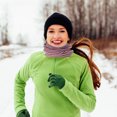 thumbnail image 6 of Uxcell Winter Neck Warmer, Men Knitted Neck Gaiter, Orange Blue, 6 of 6