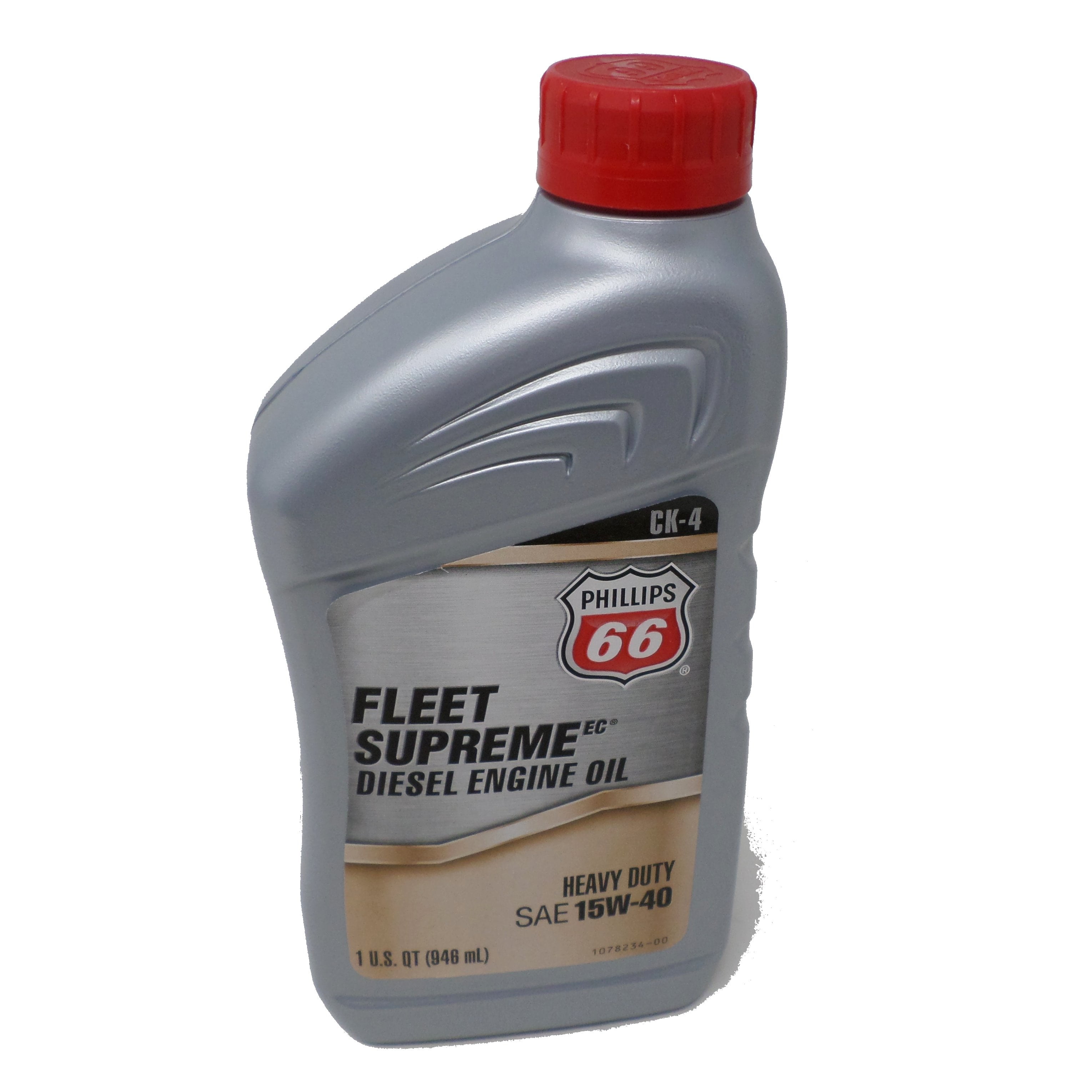 Phillips 66 15W40 Fleet Supreme Oil Quart 1078291