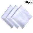 thumbnail image 1 of 10PCS Cotton Handkerchiefs DIY Classic Handkerchiefs Pocket Handkerchiefs, 1 of 8