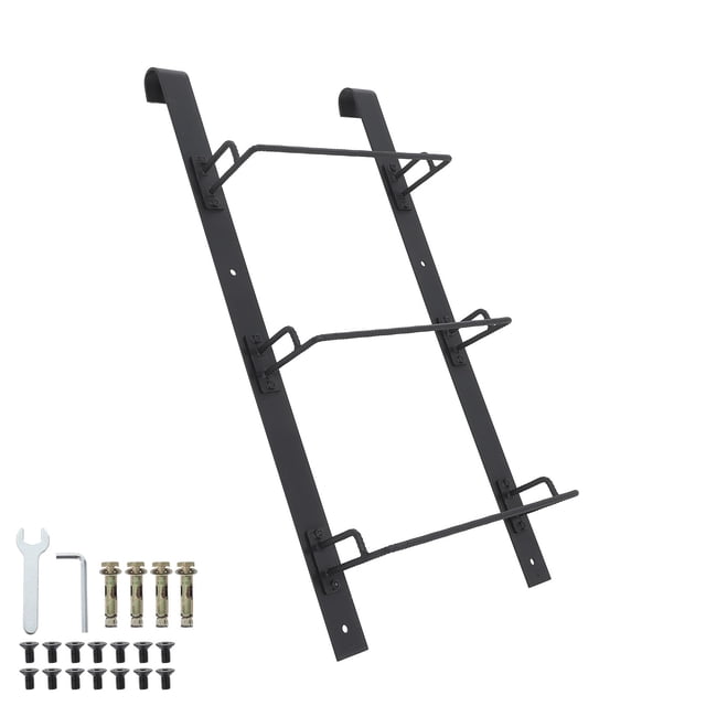 Window Well Egress Ladder, Carbon Steel Hooked Escape Ladder for Basement Window, Reusable Hanging Emergency Ladder for Balcony Railing