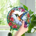 thumbnail image 3 of Panel de decoración del hogar Suncatcher acrílico de colibrí para decoración gótica de ventana, 3 of 9