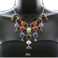 thumbnail image 2 of Mi Amore Necklace-Earring-Set Gold-Tone/Multicolor, 2 of 3