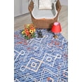thumbnail image 3 of Furnish My Place Geometric Print Rug - 5 ft. x 8 ft., Light Blue, Rug with Patterned Design, 3 of 8
