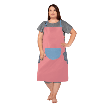 

King Mills Plus Size Waterproof Apron With Pockets For Kitchen Use. Attached With Towel For Handwipe