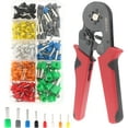 thumbnail image 2 of GEREMF-401PCS Ferrule Crimping Tool Kit, AWG23-7 Self-adjustable Ratchet Wire Crimping Tool Kit Crimper Plier Set with 400PCS Wire Terminals Crimping Connectors Wire End Ferrules Terminals, 2 of 4