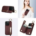 thumbnail image 2 of Cutyskin for iPhone 15 Plus Wallet Case【RFID Blocking】 with Card Holder Cash Pocket Zipper Bills Slot, Soft PU Leather Magnetic Back Folio Kickstand, Finger Ring Holder Hook Phone Case, Jujube Red, 2 of 9
