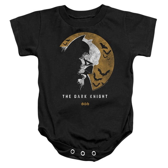 Batman Dark Knight Moon Unisex Infant Snap Suit for Baby (18 Months) Black