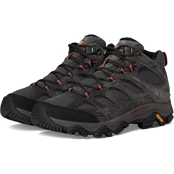 Merrell Men's Moab 3 Mid Waterproof Hiking Boots, Beluga, Size 12.5