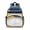 Blue and Gold Marble Pattern-1, variant on Blue and Gold Marble Pattern Cute School Backpack Bag for School with Padded Back and Adjustable Shoulder Straps 15.25"x11.5"x5.25"