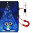 thumbnail image 6 of ELEHOLD Pattern Leather Case for iPad Pro 11 inch 2024 ,Magnetic Clasp Folio Flip Smart Case Card Slots Kickstand Shockproof Cover for iPad Pro 11" 2024,Owl, 6 of 8