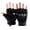 Black, variant on PBFRDSJ Mens Half Finger Hard Knuckle Gloves Fingerless Training Touchscreen Work Gloves for Cycling,Hiking,Motorcycle Riding