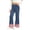 Multicolour, variant on MuXiKeJi Clothes Girls Jeans With Bows Cute Print Elastic Waist Wide Leg Flared Denim Pants Regular Fit Long Casual Bottoms Girls Wide Leg Jeans