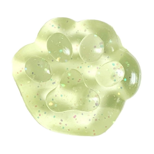 B Feline Paw Slow Rise Stress Ball, Soft Material For Repetitive Squeezing, Pocket-Sized Tension Release Fun
