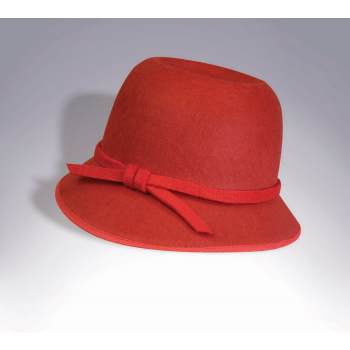 FLAPPER HAT-RED