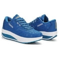 thumbnail image 6 of Zanvin Women's Fashion Sneakers Casual Work Shoes Non Slip Running Shoes Athletic Sneakers Thick Soled Sports Walking Shoes Blue Size 6, 6 of 7
