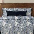 thumbnail image 2 of SIScovers  Wanderlust Marble Print Duvet Set Wanderlust Sapphire - Queen - 5 Piece, 2 of 5