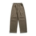 thumbnail image 5 of BUIgtTklOP Men's Pants,Men's Straight Wide Leg Retractable Cargo Casual Sports Pants, 5 of 5