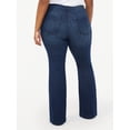 thumbnail image 5 of Sofia Jeans Women's Plus Size Curvy High Rise Zip Fly Flare Jeans, 5 of 6