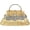 Gold, variant on Women Retro Satin Evening Handbag Pleated Rhinestone Clutch Bag Party Wedding Crossbody Shoulder Purse with Chain