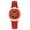 Red, variant on Women's Fashion Watch, Elegant Quartz Wristwatch with Stainless Steel Bracelet, Ladies Casual Watch Accessory for Daily Wear and Holiday Gifting, White