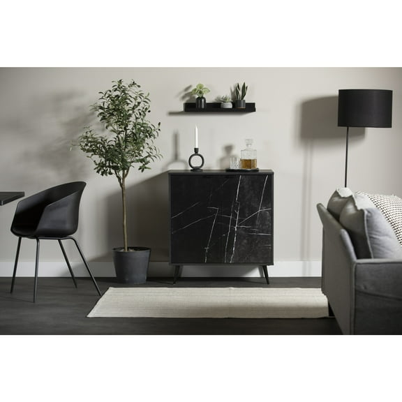 South Shore Oxford, Contemporary Cabinet, Black