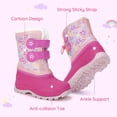 thumbnail image 5 of Toddler Warm Boots Girls Winter Snow Boots Child Rain Boot Waterproof Shoes Outdoor Size 8, 5 of 6