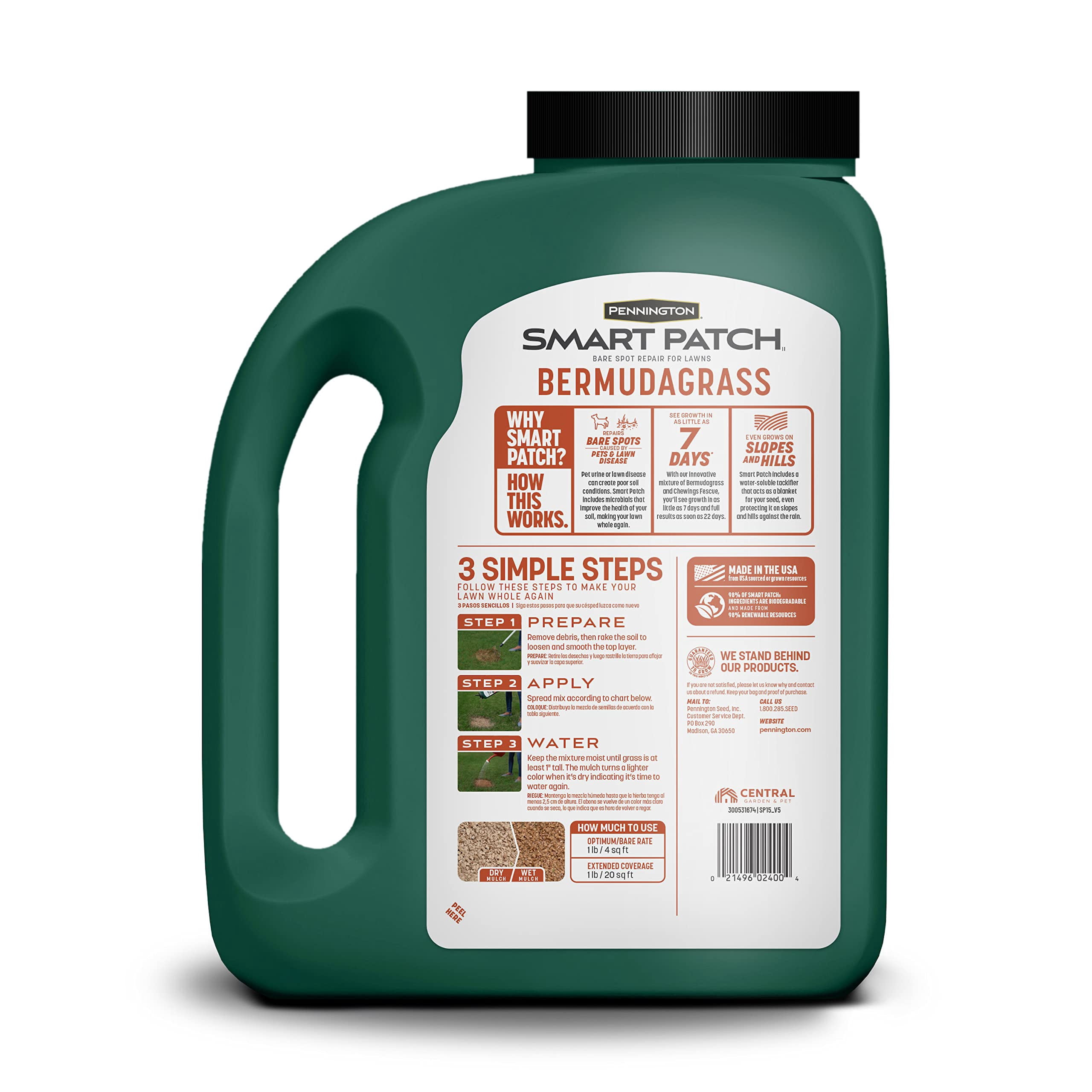 Pennington Smart Patch Bermudagrass Mix Jug 5 lb C40