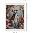 thumbnail image 2 of Diamond Art Kits for Adults, Lemur Blossoms Paris Art Scene 5D Diamond Painting Kits for Adults Beginners, DIY Full Drill Diamond Painting, Gem Art and Crafts 12x16, 2 of 7