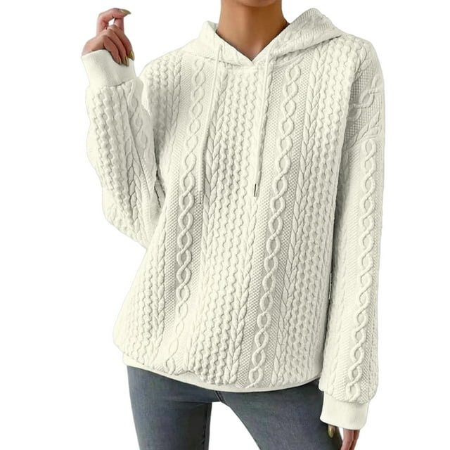 Womens Hoodies Oversized Hooded Sweatshirt Casual Long Sleeve Drawstring Pullover Tops Apricot Color XL