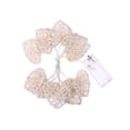 thumbnail image 1 of Mistaha 10LED Rattan Pattern String Lights for Christmas Decoration - Warm White Light, Battery Operated, Ideal for Indoor and Outdoor Use, 1 of 5