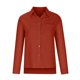 thumbnail image 5 of camisa suelta de color sólido con botones de manga larga de otoño para mujer camisa informal de talla grande bermellón/xl, 5 of 6