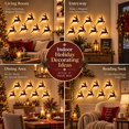 thumbnail image 3 of LED Reindeer Wall Decorations, 7pcs Lighted Holiday Wall Lights, Warm Festive Indoor Display for Living Room, Bedroom, Hallway, Entryway and Party Decor, Brown-A-5.9in, 3 of 8