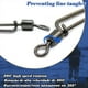 thumbnail image 2 of Mosquetones Giratorios Coastlock de Acero Inoxidable, 25 Unidades, con Conector de Pesca, con Terminal de Cambio Rápido, Tipo 4, 2 of 5