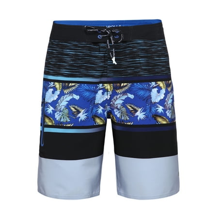 Rokka&Rolla Men's 9" NO Mesh Liner Board Shorts Quick Dry Swim Trunks, up to Size 2XL