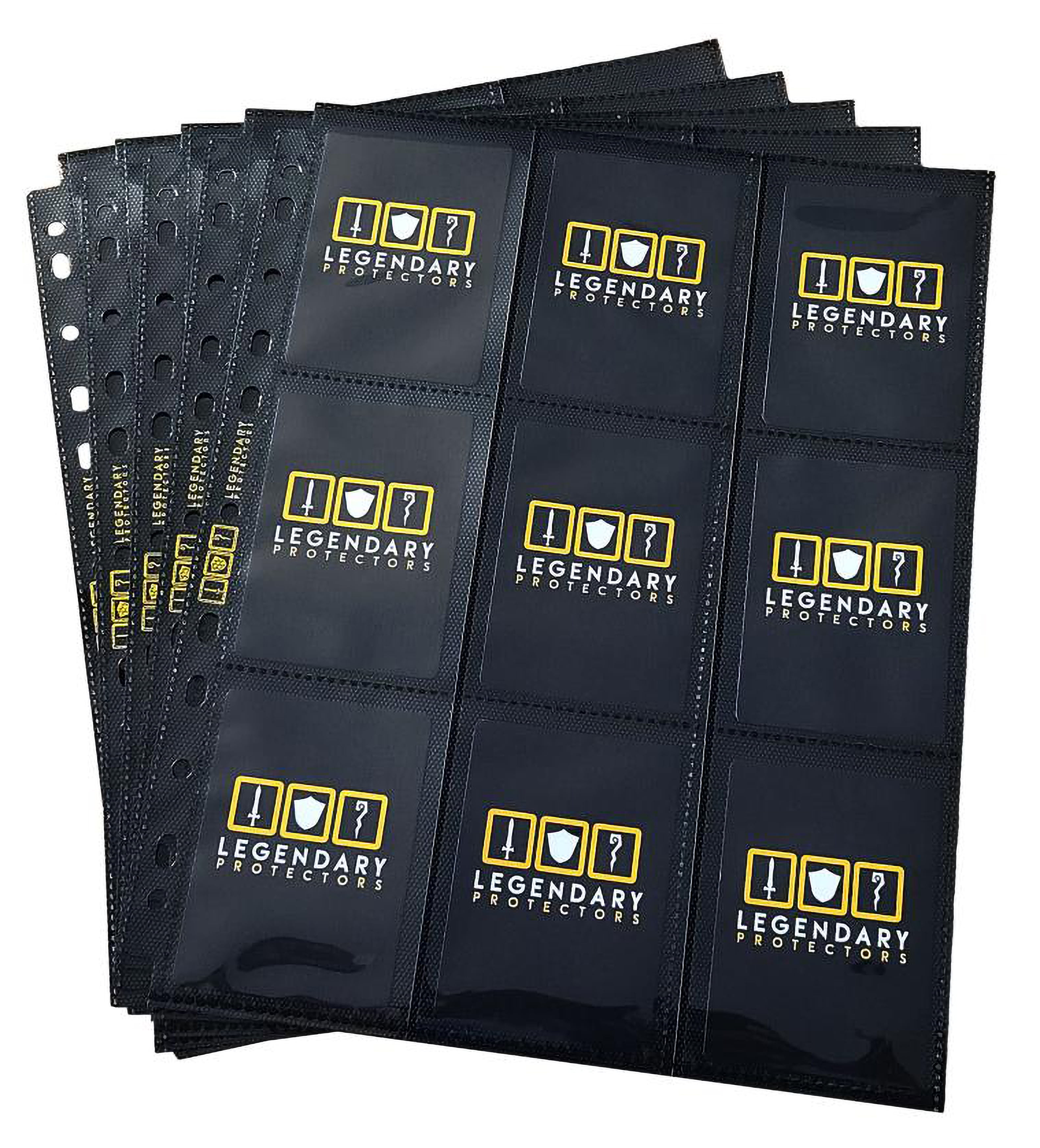Legendary Protectors 18 Pocket SideLoading Card Pages, 9 Pocket Double