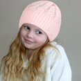 thumbnail image 3 of Gorro De Punto De Otoño E Invierno + Conjunto De Guantes Para Niños, Gorro De Lana De Color Sólido, Gorro De Punto Para Pescar, Esquiar Y Acampar Vogacara AP007144-06, 3 of 6