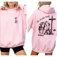 thumbnail image 5 of Bible Verse Hoodie – Double Sided She Humbles Herself 1 Peter 5:6 Pullover, Western Cowgirl Horse Cross Graphic Hoodie, Unisex Christian Faith Outfit Gift, 5 of 7