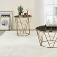 thumbnail image 3 of ACME Cicatrix Round End Table in Black and Champagne, 3 of 5