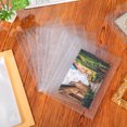 thumbnail image 3 of OULII 20Set Transparent File Bag Rectangular PP for Storage Protection of Photos Game Cards Albums, 3 of 6