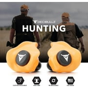 Decibullz Custom Molded Earplugs Pro Pack, One Size - Orange Bundle
