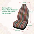 thumbnail image 5 of Unique Bargains Universal Baja Blanket Car SUV Front Bucket Seat Cover Colorful-5 Cloth, 5 of 7