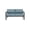 Spa, variant on Cabo Aluminum Loveseat with Gray Frame in Charcoal Cushion