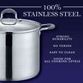 thumbnail image 5 of CONCORD Stainless Steel Stock Pot with Glass Lid (Induction Compatible) (10 QT), 5 of 6